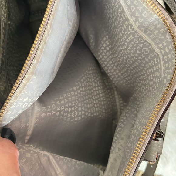 SOLD - KATE SPADE MULBERRY STREET LEIGHANN SATCHEL WITH SHOULDER STRAP - GRAY - Picture 10 of 13